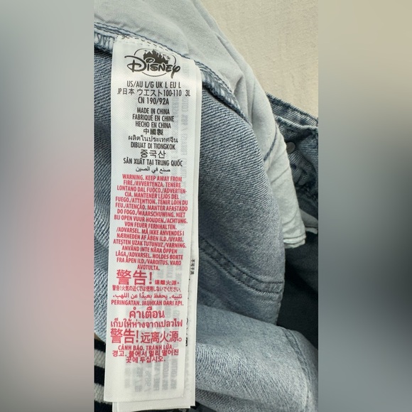 Vintage Disney Our Universe Mickey Mouse Denim Shorts Size L - Picture 10 of 11